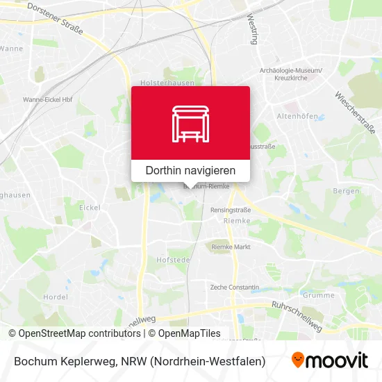 Bochum Keplerweg Karte