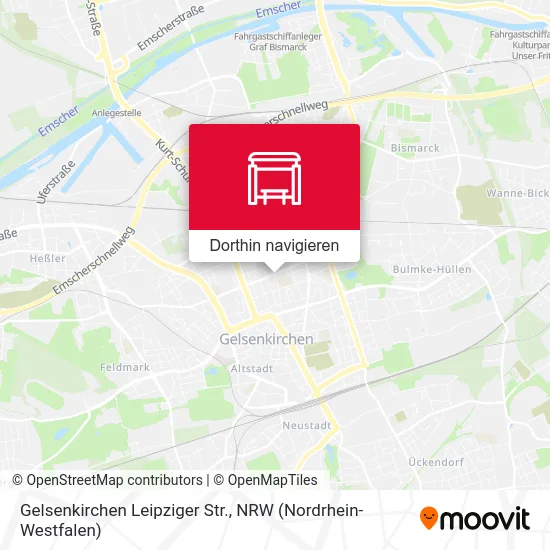 Gelsenkirchen Leipziger Str. Karte