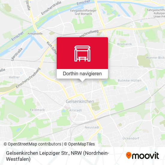 Gelsenkirchen Leipziger Str. Karte