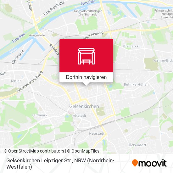 Gelsenkirchen Leipziger Str. Karte