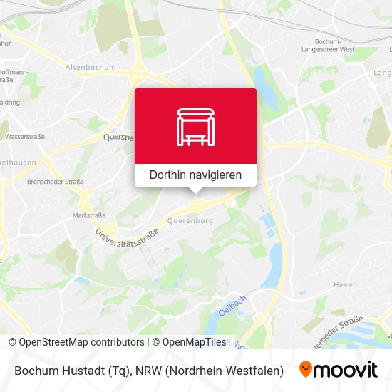 Bochum Hustadt (Tq) Karte