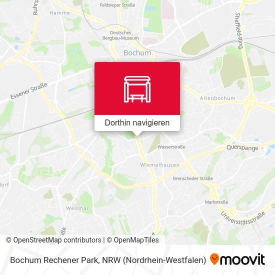 Bochum Rechener Park Karte