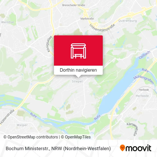 Bochum Ministerstr. Karte