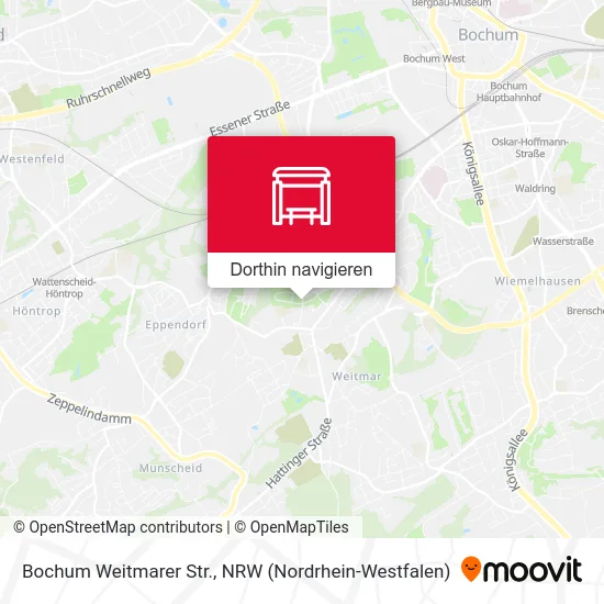 Bochum Weitmarer Str. Karte