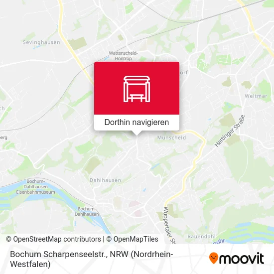 Bochum Scharpenseelstr. Karte