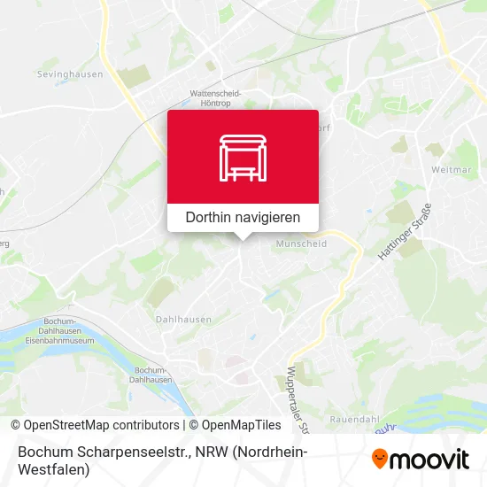 Bochum Scharpenseelstr. Karte