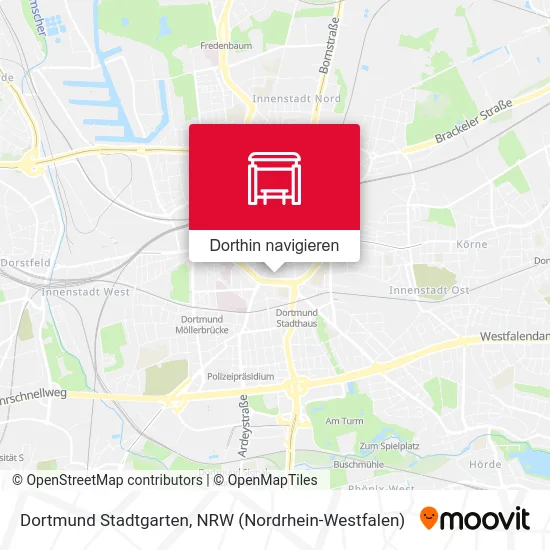 Dortmund Stadtgarten Karte