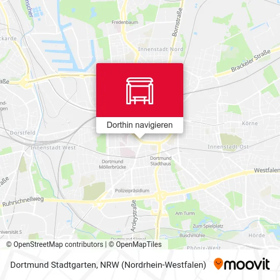 Dortmund Stadtgarten Karte