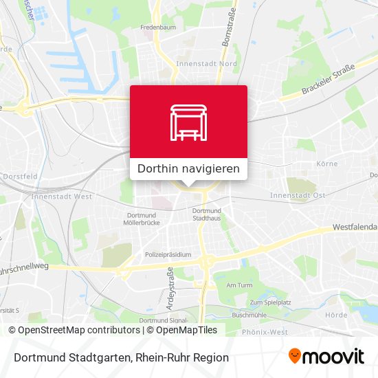 Dortmund Stadtgarten Karte