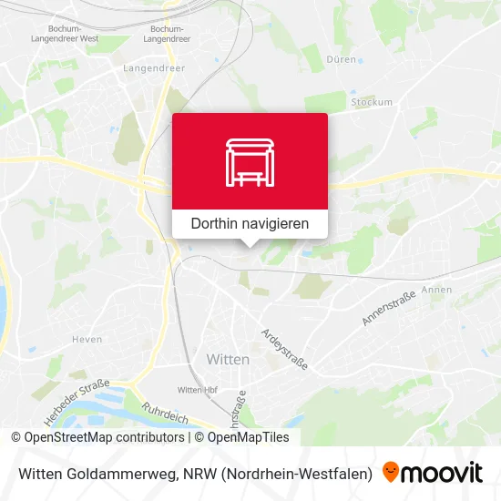 Witten Goldammerweg Karte