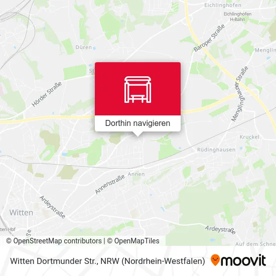 Witten Dortmunder Str. Karte