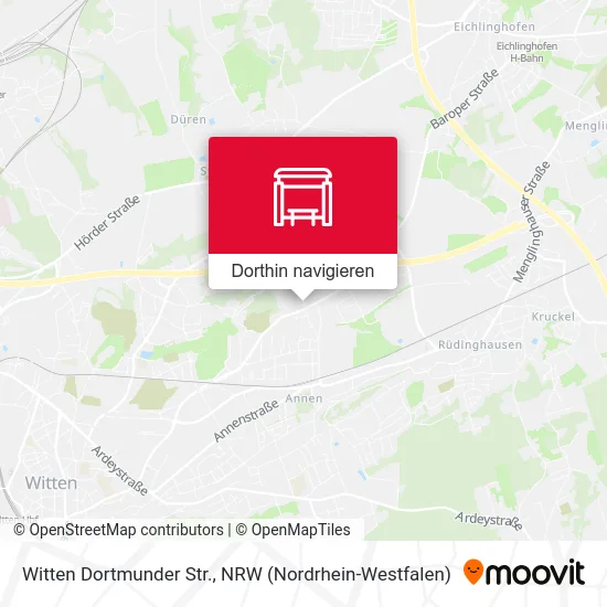 Witten Dortmunder Str. Karte