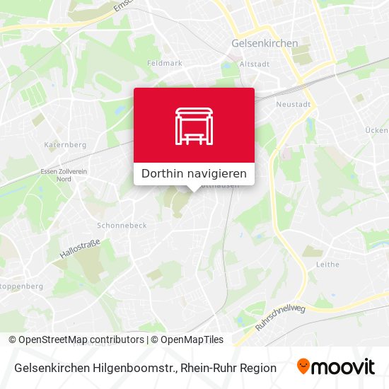 Gelsenkirchen Hilgenboomstr. Karte