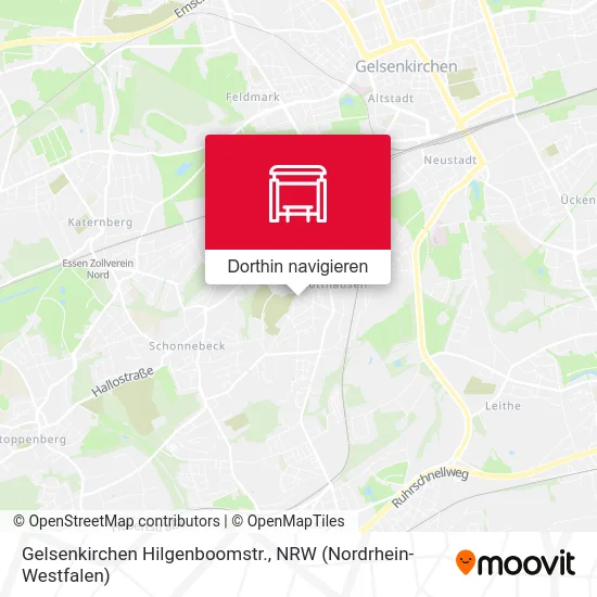 Gelsenkirchen Hilgenboomstr. Karte