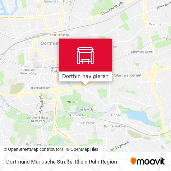 Dortmund Märkische Straße Karte
