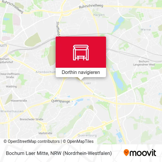 Bochum Laer Mitte Karte