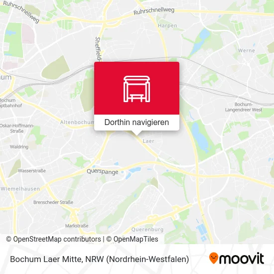 Bochum Laer Mitte Karte
