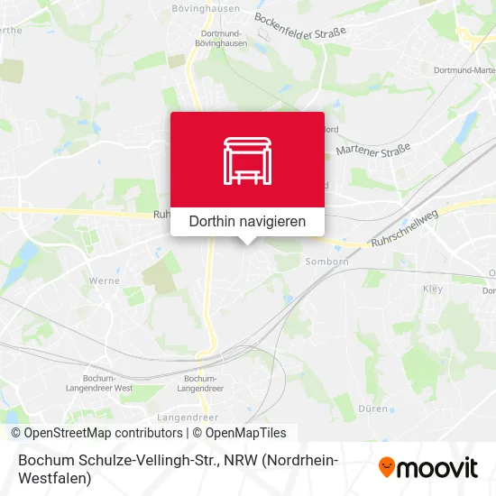 Bochum Schulze-Vellingh-Str. Karte