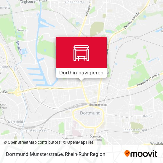 Dortmund Münsterstraße Karte