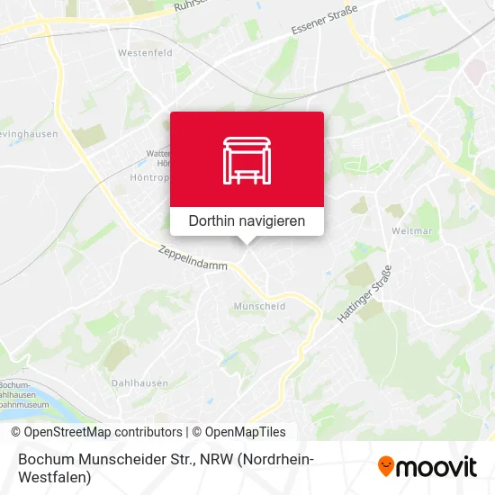 Bochum Munscheider Str. Karte