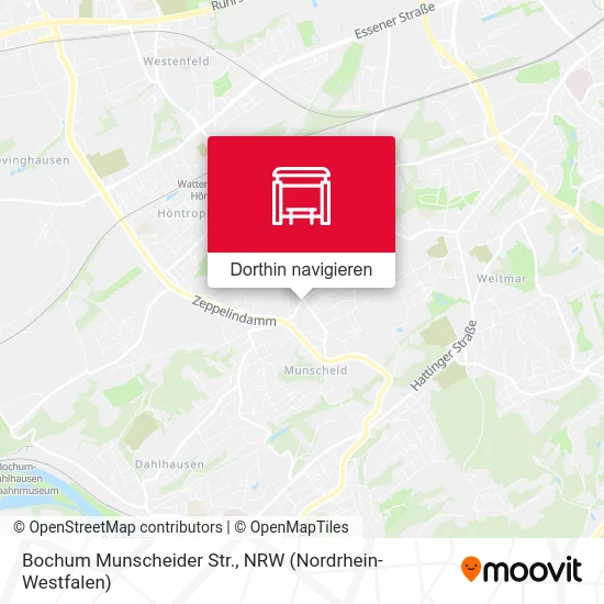 Bochum Munscheider Str. Karte