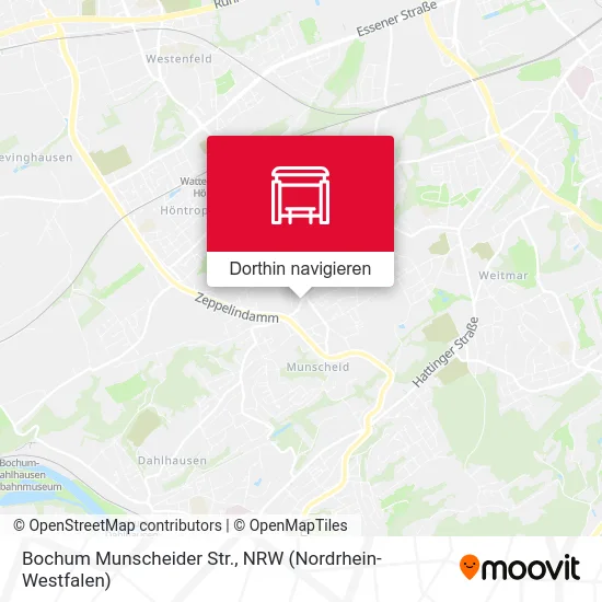 Bochum Munscheider Str. Karte