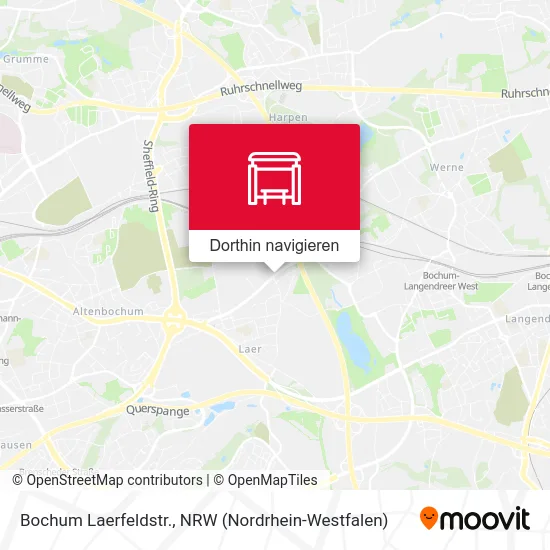 Bochum Laerfeldstr. Karte