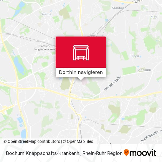 Bochum Knappschafts-Krankenh. Karte