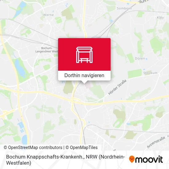 Bochum Knappschafts-Krankenh. Karte
