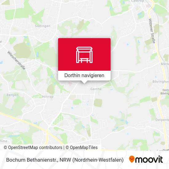 Bochum Bethanienstr. Karte