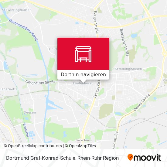 Dortmund Graf-Konrad-Schule Karte