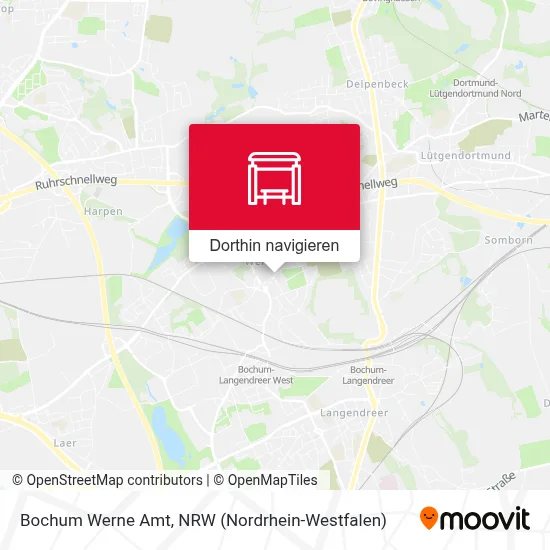 Bochum Werne Amt Karte