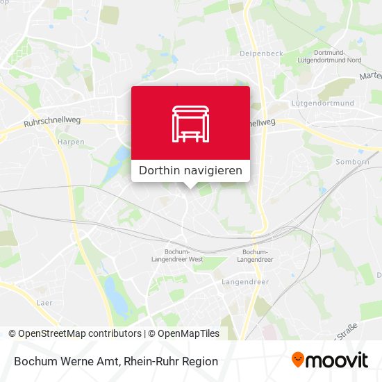 Bochum Werne Amt Karte