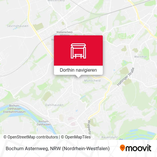 Bochum Asternweg Karte