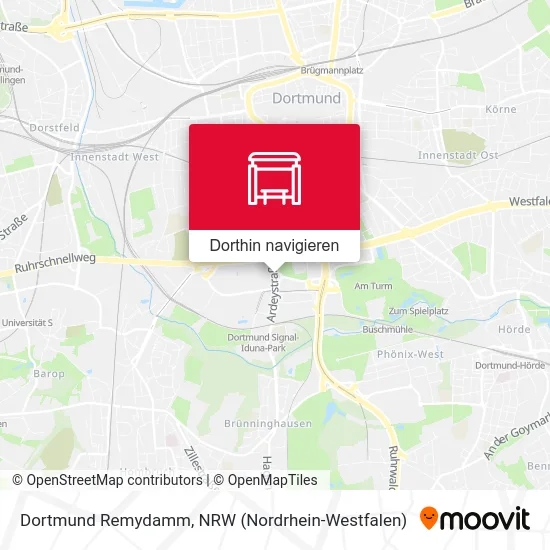 Dortmund Remydamm Karte