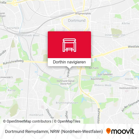 Dortmund Remydamm Karte