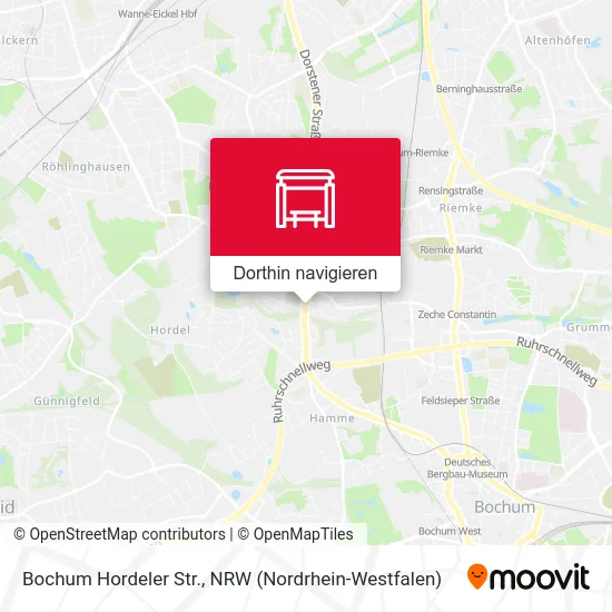 Bochum Hordeler Str. Karte