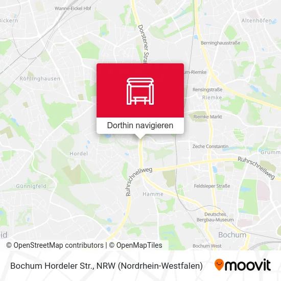 Bochum Hordeler Str. Karte