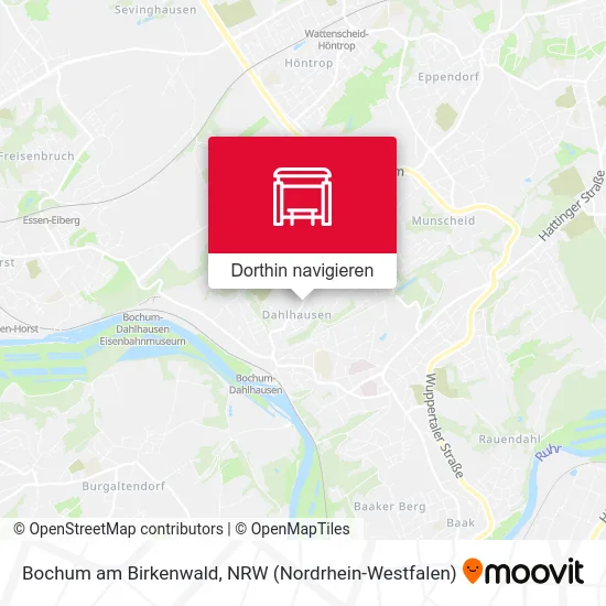 Bochum am Birkenwald Karte