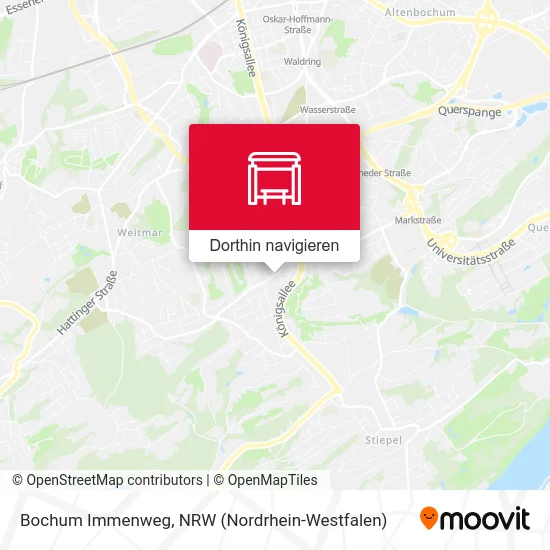 Bochum Immenweg Karte