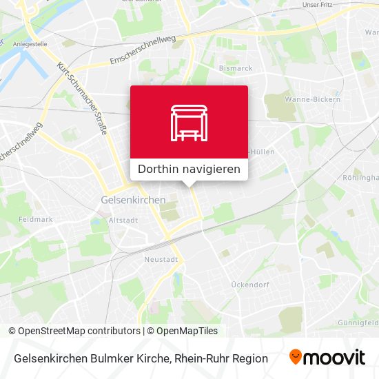Gelsenkirchen Bulmker Kirche Karte