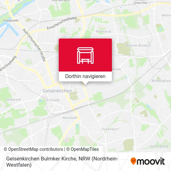 Gelsenkirchen Bulmker Kirche Karte