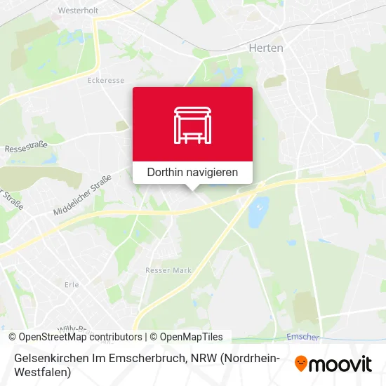 Gelsenkirchen Im Emscherbruch Karte