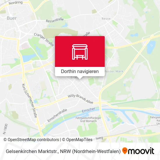 Gelsenkirchen Marktstr. Karte