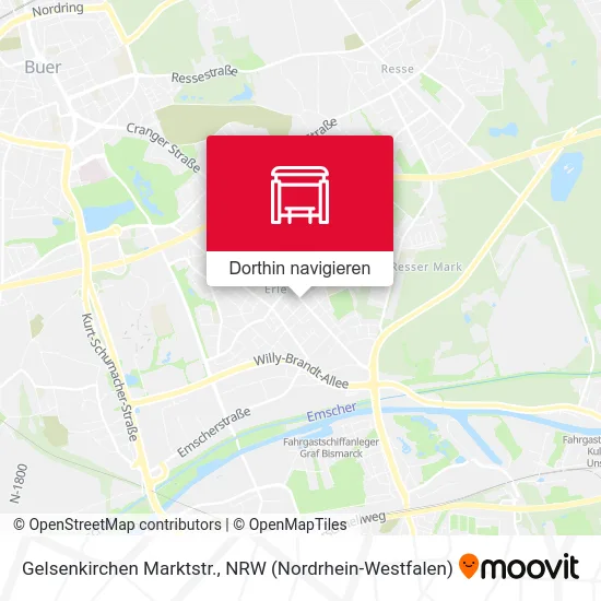 Gelsenkirchen Marktstr. Karte