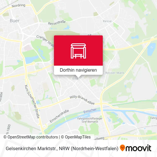 Gelsenkirchen Marktstr. Karte