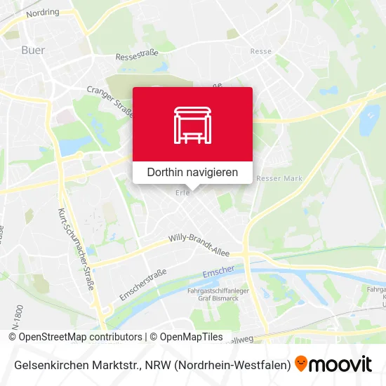 Gelsenkirchen Marktstr. Karte