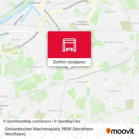 Gelsenkirchen Machensplatz Karte
