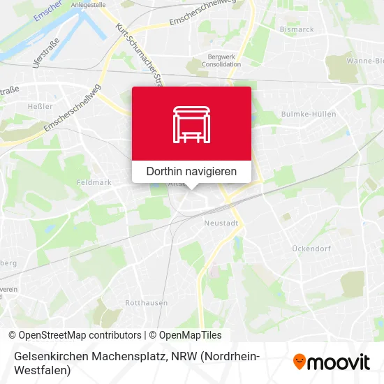 Gelsenkirchen Machensplatz Karte