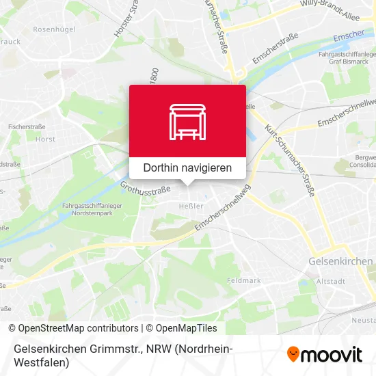 Gelsenkirchen Grimmstr. Karte